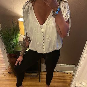 Boho Embroidered Blouse